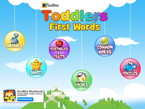 Toddlers First Words: Educational iPad App