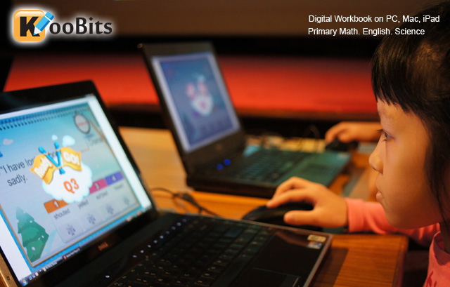KooBits Digital Workbook - online assessment primary Math English Science